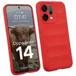 Carcasa Bizon Tur compatibila cu Oppo Reno 14, Rosu 3 - lerato.ro