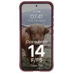 Carcasa Bizon Tur compatibila cu Oppo Reno 14 F / 14 FS, Dark Purple 6 - lerato.ro