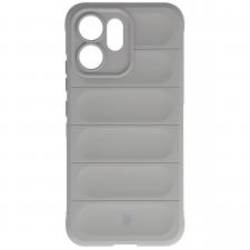 Carcasa Bizon Tur compatibila cu Oppo Reno 14 F / 14 FS, Light Grey