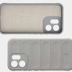 Carcasa Bizon Tur compatibila cu Oppo Reno 14 F / 14 FS, Light Grey 7 - lerato.ro