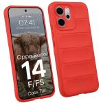 Carcasa Bizon Tur compatibila cu Oppo Reno 14 F / 14 FS, Rosu 3 - lerato.ro