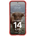 Carcasa Bizon Tur compatibila cu Oppo Reno 14 F / 14 FS, Rosu 6 - lerato.ro