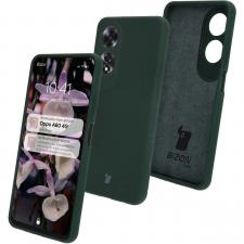 Huse si carcase OPPO, Carcasa Bizon Soft compatibila cu Oppo A60 4G, Dark Green, lerato.ro