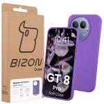 Carcasa Bizon Soft compatibila cu Realme GT 8 Pro, Mov 8 - lerato.ro