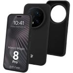 Carcasa Bizon Soft compatibila cu Honor Magic 8 Pro, Negru 3 - lerato.ro