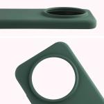 Carcasa Bizon Soft compatibila cu Honor Magic 8 Pro, Dark Green 6 - lerato.ro