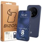 Carcasa Bizon Soft compatibila cu Honor Magic 8 Pro, Dark Blue 8 - lerato.ro