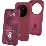Carcasa Bizon Soft compatibila cu Honor Magic 8 Pro, Dark Purple 3 - lerato.ro