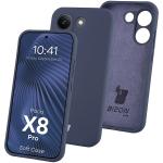 Carcasa Bizon Soft compatibila cu Xiaomi Poco X8 Pro, Dark Blue 3 - lerato.ro
