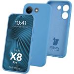 Carcasa Bizon Soft compatibila cu Xiaomi Poco X8 Pro, Albastru 3 - lerato.ro