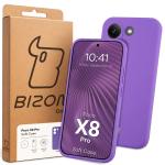 Carcasa Bizon Soft compatibila cu Xiaomi Poco X8 Pro, Mov 8 - lerato.ro