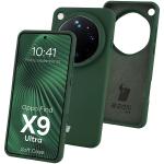 Carcasa Bizon Soft compatibila cu Oppo Find X9 Ultra, Dark Green 3 - lerato.ro