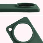 Carcasa Bizon Soft compatibila cu Oppo Find X9 Ultra, Dark Green 6 - lerato.ro