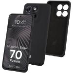 Carcasa Bizon Soft compatibila cu Motorola Edge 70 Fusion, Negru 3 - lerato.ro