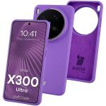 Carcasa Bizon Soft compatibila cu Vivo X300 Ultra, Mov 3 - lerato.ro