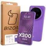 Carcasa Bizon Soft compatibila cu Vivo X300 Ultra, Mov 8 - lerato.ro