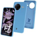 Carcasa Bizon Soft compatibila cu Xiaomi Poco F7 Pro, Albastru 3 - lerato.ro