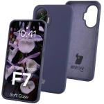 Carcasa Bizon Soft compatibila cu Xiaomi Poco F7, Dark Blue 3 - lerato.ro