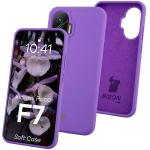 Carcasa Bizon Soft compatibila cu Xiaomi Poco F7, Mov 3 - lerato.ro
