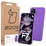 Carcasa Bizon Soft compatibila cu Xiaomi Poco F7, Mov 8 - lerato.ro