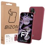 Carcasa Bizon Soft compatibila cu Xiaomi Poco F7, Dark Purple 8 - lerato.ro