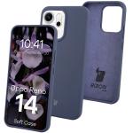 Carcasa Bizon Soft compatibila cu Oppo Reno 14, Dark Blue 3 - lerato.ro