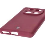 Carcasa Bizon Soft compatibila cu Xiaomi Redmi Note 14 Pro 4G, Dark Purple 4 - lerato.ro