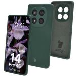 Carcasa Bizon Soft compatibila cu Xiaomi Redmi Note 14 Pro 4G, Dark Green 3 - lerato.ro