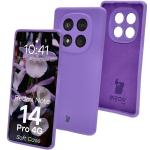 Carcasa Bizon Soft compatibila cu Xiaomi Redmi Note 14 Pro 4G, Mov 3 - lerato.ro