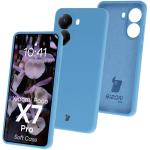 Carcasa Bizon Soft compatibila cu Xiaomi Poco F7 Ultra, Albastru 3 - lerato.ro