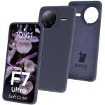 Carcasa Bizon Soft compatibila cu Xiaomi Poco F7 Ultra, Dark Blue 4 - lerato.ro