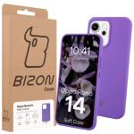 Carcasa Bizon Soft compatibila cu Oppo Reno 14, Mov 8 - lerato.ro