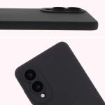 Carcasa Bizon Soft compatibila cu Samsung Galaxy S25 Edge, Negru 6 - lerato.ro