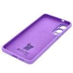 Carcasa Bizon Soft compatibila cu Samsung Galaxy S25 Edge, Mov 5 - lerato.ro