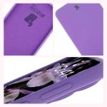 Carcasa Bizon Soft compatibila cu Samsung Galaxy S25 Edge, Mov 6 - lerato.ro