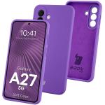 Carcasa Bizon Soft compatibila cu Samsung Galaxy A27 5G, Mov 3 - lerato.ro