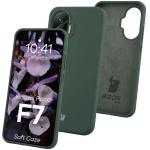 Carcasa Bizon Soft compatibila cu Xiaomi Poco F7, Dark Green 3 - lerato.ro