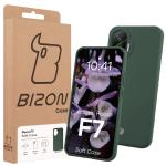 Carcasa Bizon Soft compatibila cu Xiaomi Poco F7, Dark Green 8 - lerato.ro
