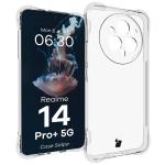Carcasa Bizon Salpa compatibila cu Realme 14 Pro Plus, Transparent 3 - lerato.ro