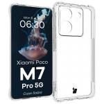 Carcasa Bizon Salpa compatibila cu Xiaomi Poco M7 Pro 5G, Transparent 3 - lerato.ro
