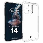 Carcasa Bizon Salpa compatibila cu Oppo Reno 14, Transparent 3 - lerato.ro