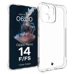 Carcasa Bizon Salpa compatibila cu Oppo Reno 14 F / 14 FS, Transparent 3 - lerato.ro