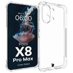 Carcasa Bizon Salpa compatibila cu Xiaomi Poco X8 Pro Max, Transparent 3 - lerato.ro