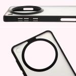 Carcasa Bizon Angelo compatibila cu Oppo Find X8 Pro, Transparent / Negru 4 - lerato.ro