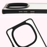 Carcasa Bizon Angelo compatibila cu Xiaomi Redmi Note 14 Pro 5G / 14 Pro Plus 5G / Poco X7, Transparent / Negru 4 - lerato.ro
