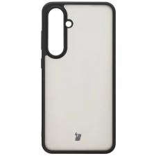 Carcasa Bizon Angelo compatibila cu Samsung Galaxy S24 FE, Transparent / Negru