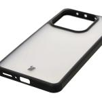 Carcasa Bizon Angelo compatibila cu Xiaomi Redmi Note 14 5G, Transparent / Negru 6 - lerato.ro