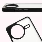Carcasa Bizon Angelo compatibila cu Xiaomi Poco F7 Ultra, Transparent / Negru 4 - lerato.ro