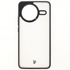 Carcasa Bizon Angelo compatibila cu Xiaomi Poco F7 Pro, Transparent / Negru