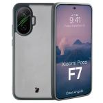 Carcasa Bizon Angelo compatibila cu Xiaomi Poco F7, Transparent / Gri 3 - lerato.ro